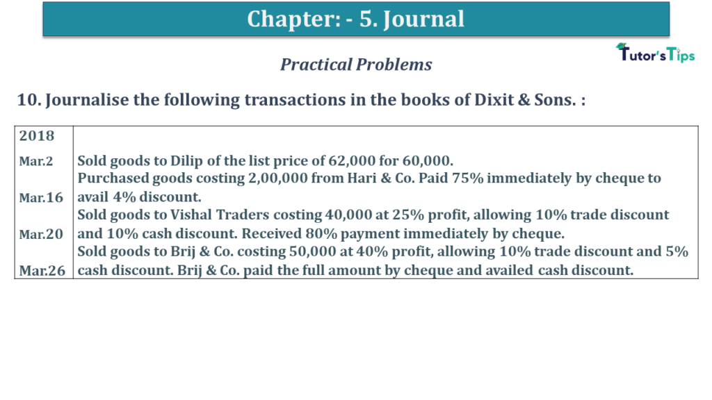 Question No 10 Chapter No 5