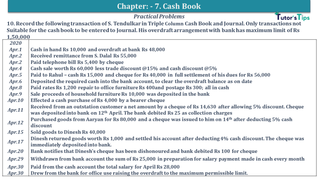 Question No 10 Chapter No 7