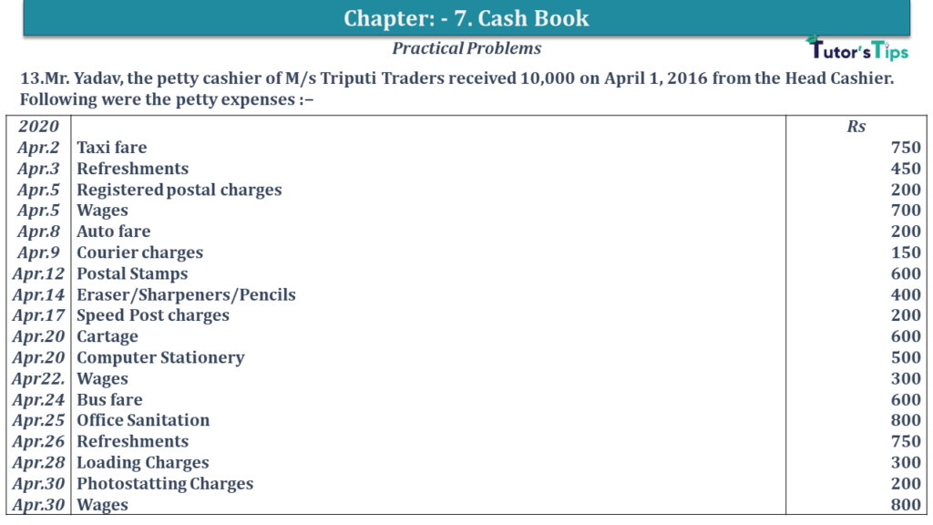 Question No 13 Chapter No 7