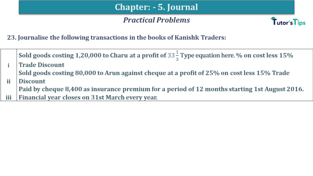 Question No 23 Chapter No 5