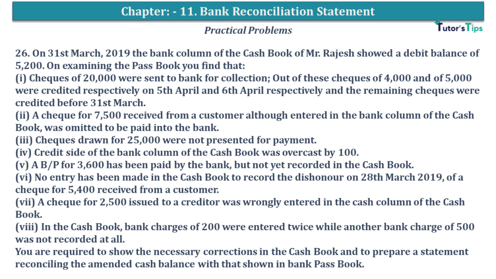 Question No 26 Chapter No 11