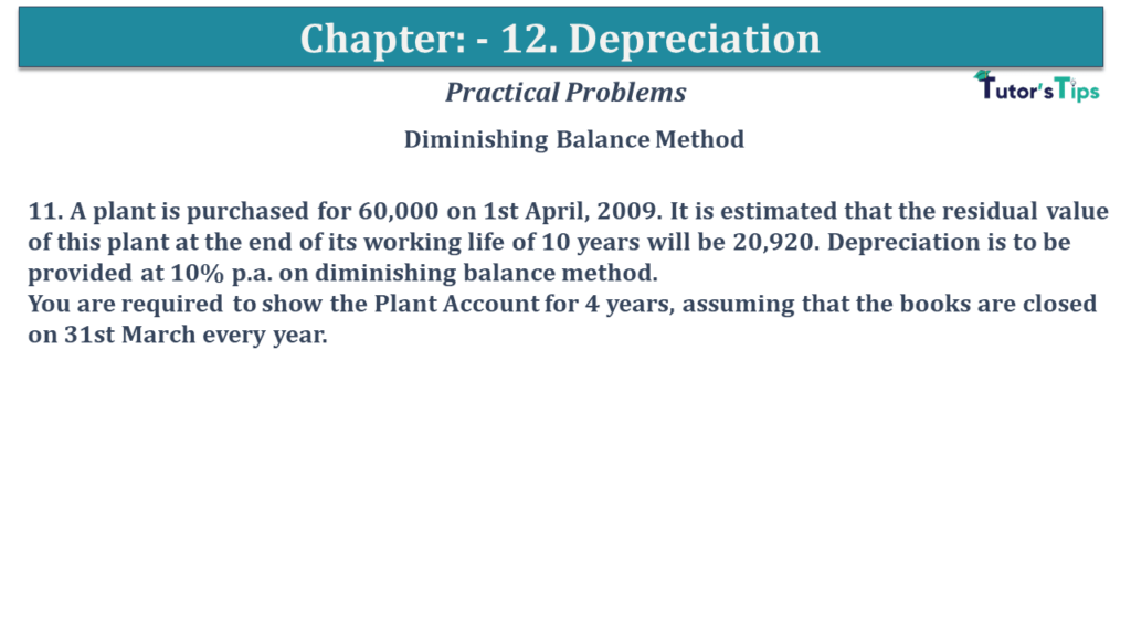 Question No 11 Chapter No 12