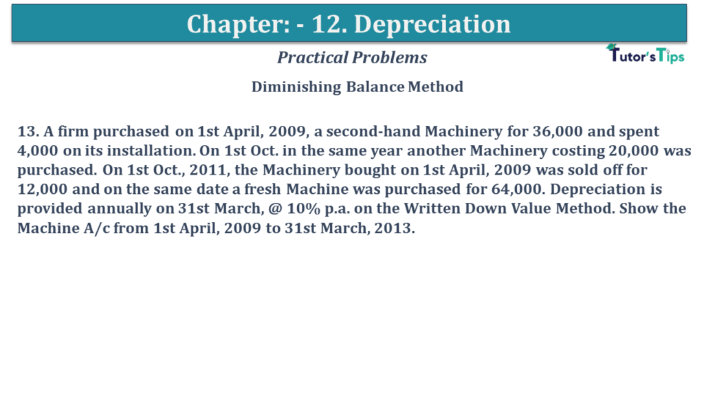 Question No 13 Chapter No 12