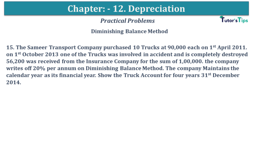 Question No 15 Chapter No 12