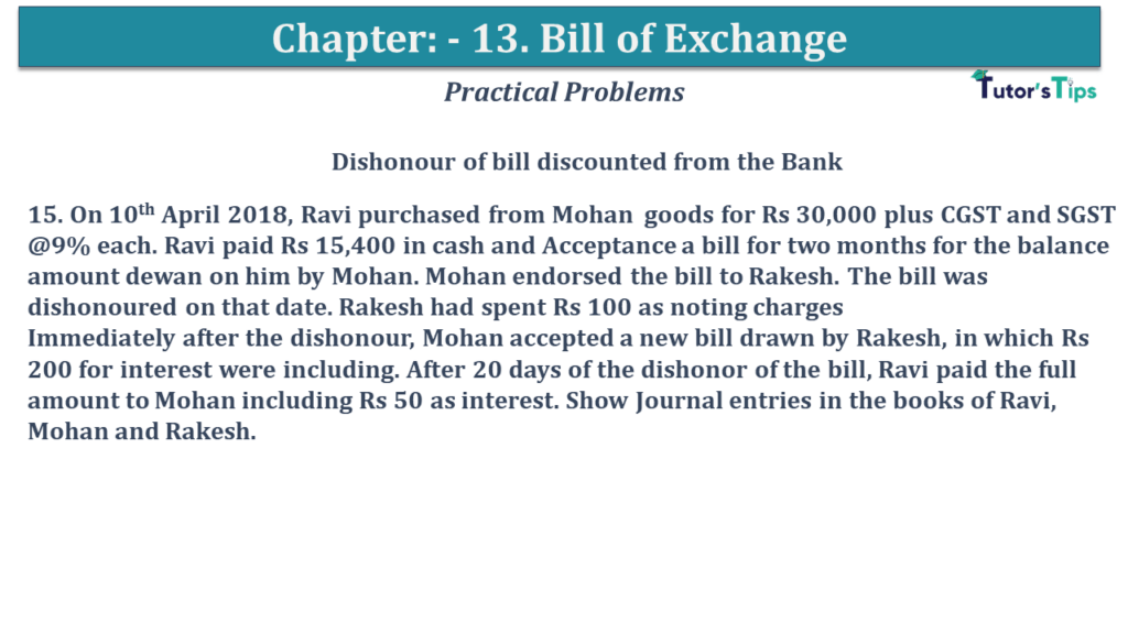 Question No 15 Chapter No 13