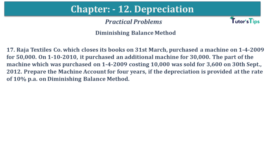 Question No 17 Chapter No 12