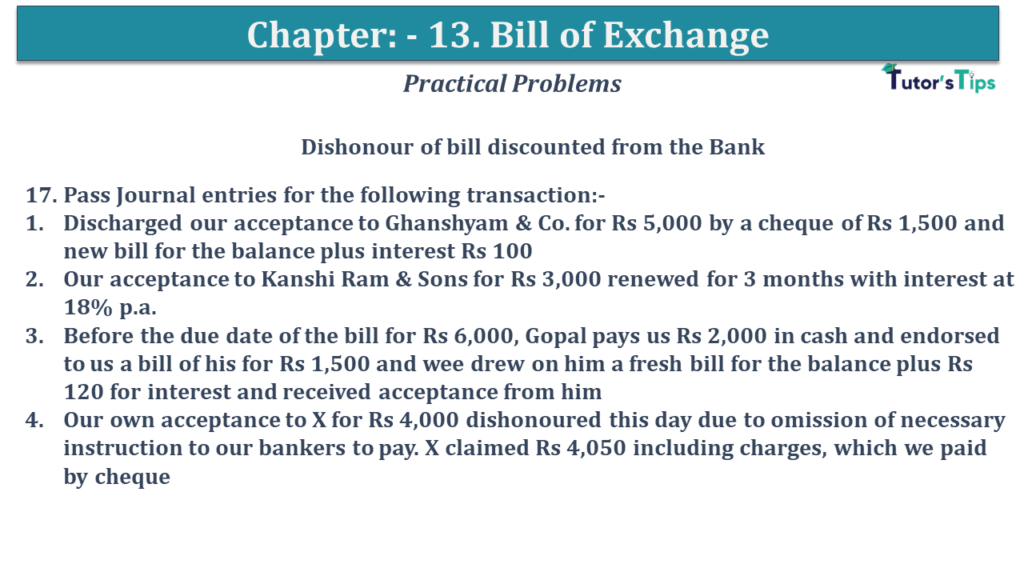 Question No 17 Chapter No 13