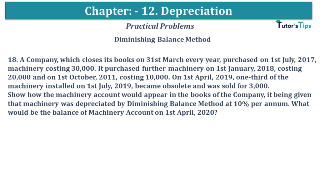 Question No 18 Chapter No 12