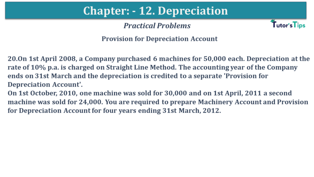 Question No 20 Chapter No 12