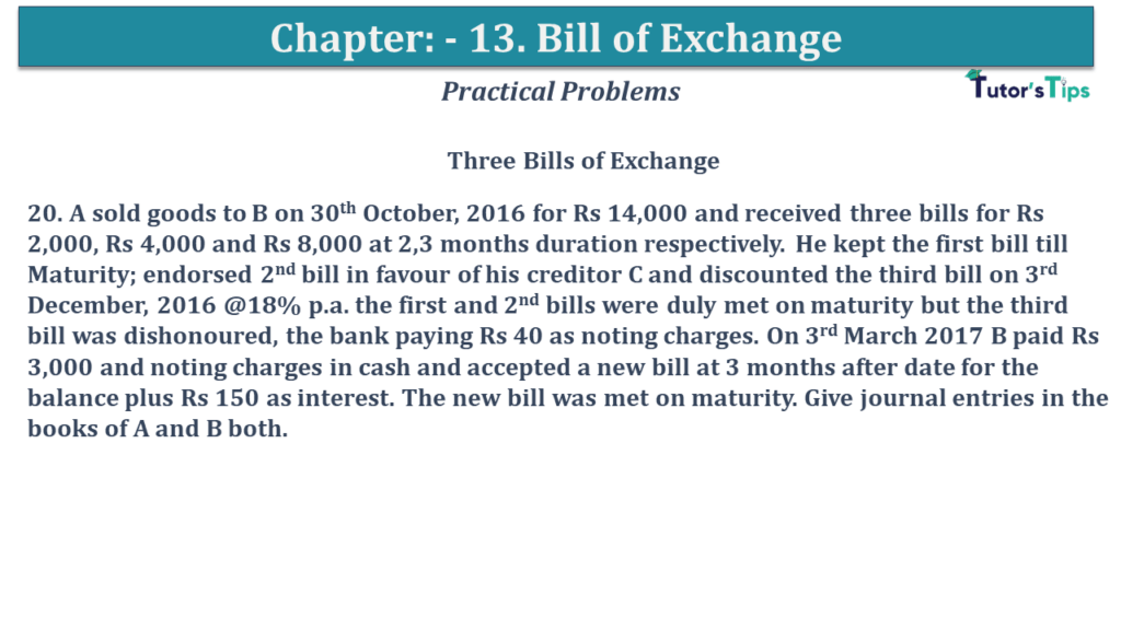 Question No 20 Chapter No 13