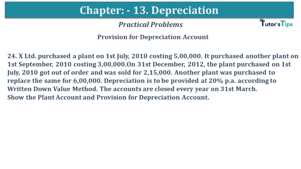 Question No 24 Chapter No 12