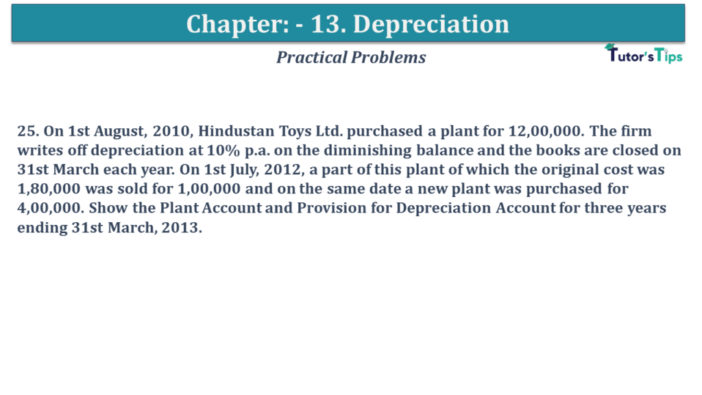 Question No 25 Chapter No 12