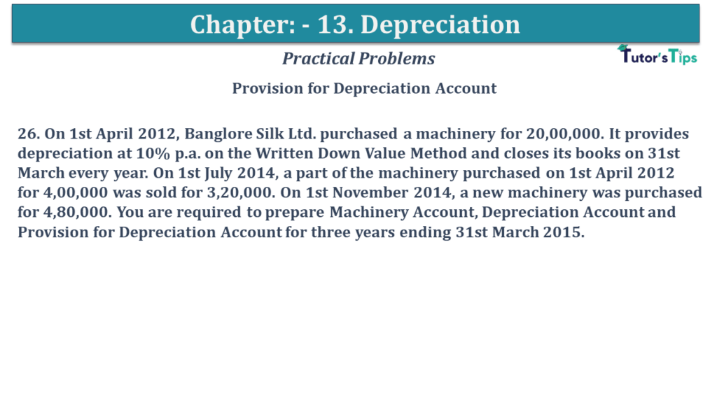 Question No 26 Chapter No 12