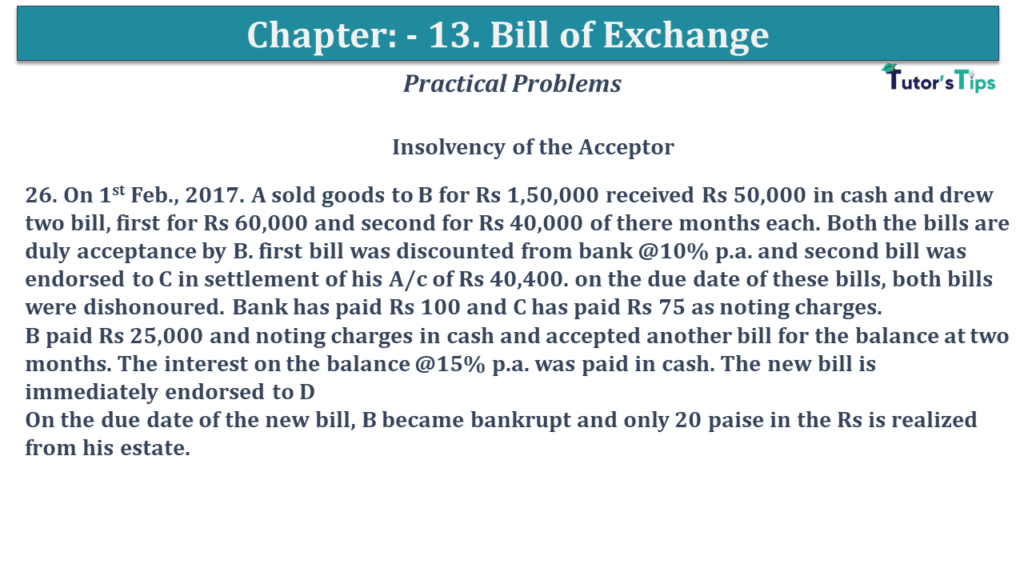 Question No 26 Chapter No 13