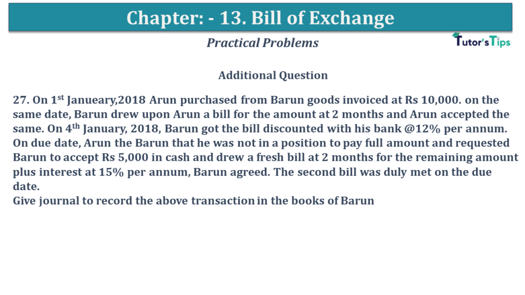 Question No 27 Chapter No 13