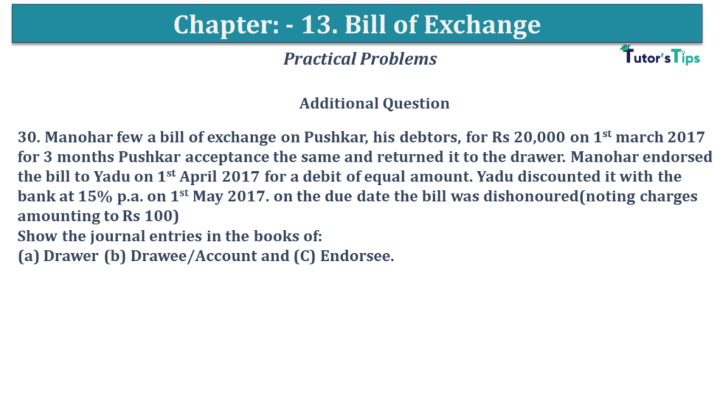 Question No 30 Chapter No 13