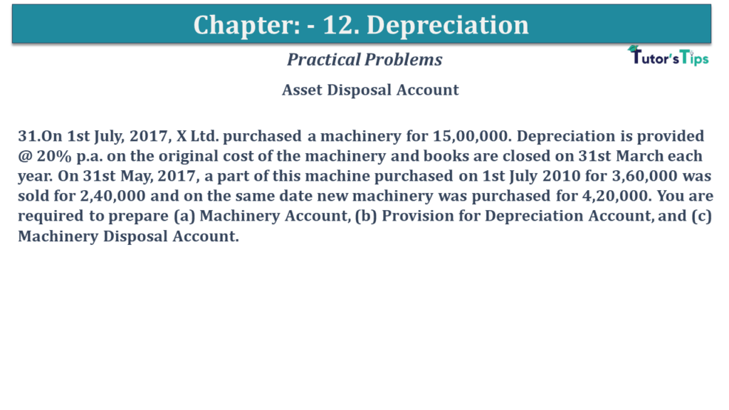 Question No 31 Chapter No 12