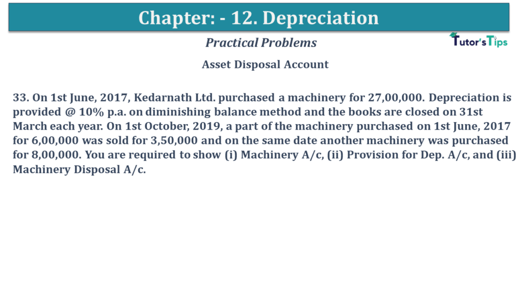 Question No 33 Chapter No 12