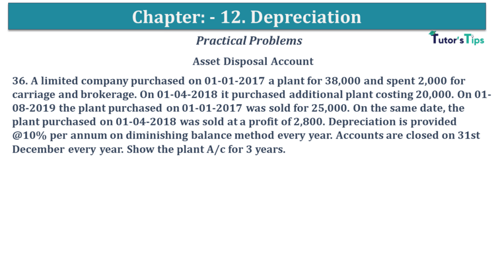 Question No 36 Chapter No 12