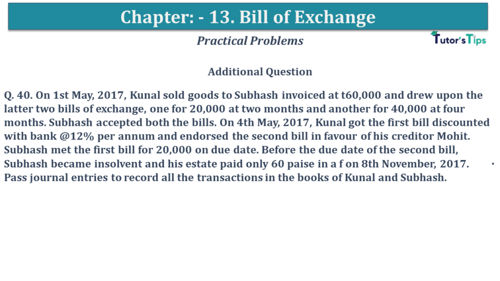 Question No 40 Chapter No 13