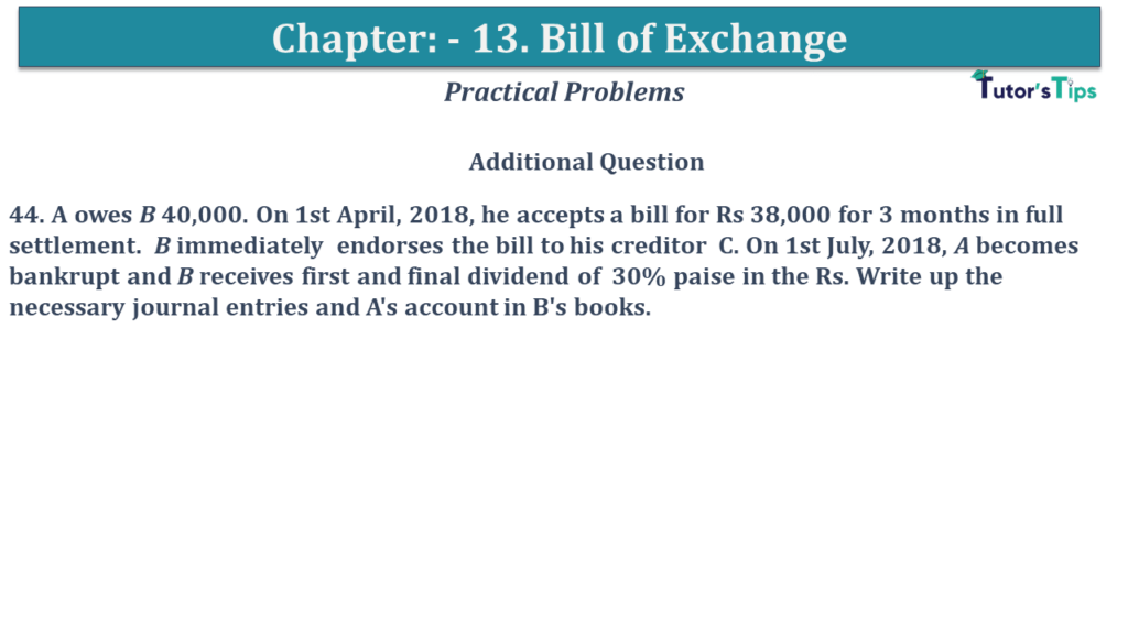 Question No 44 Chapter No 13