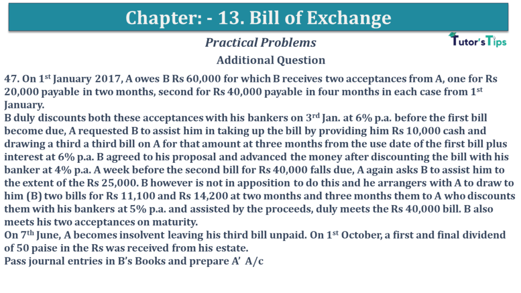 Question No 47 Chapter No 13