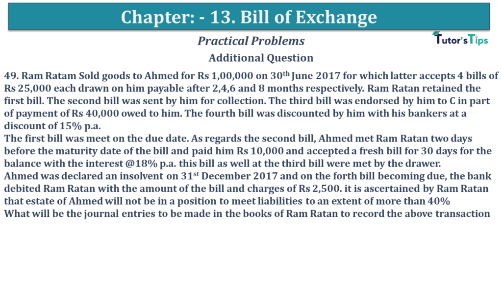 Question No 49 Chapter No 13