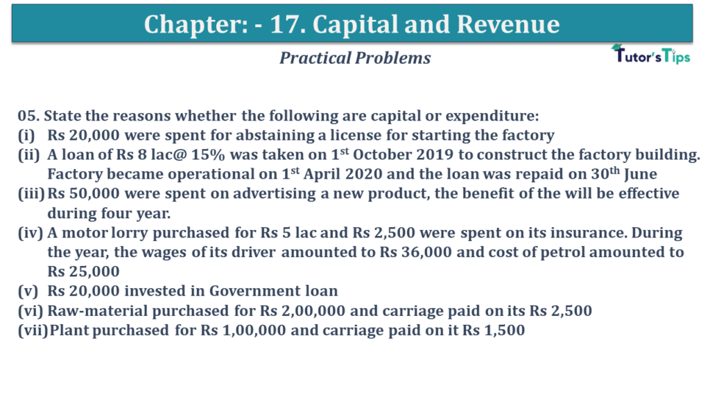 Question No 05 Chapter No 17