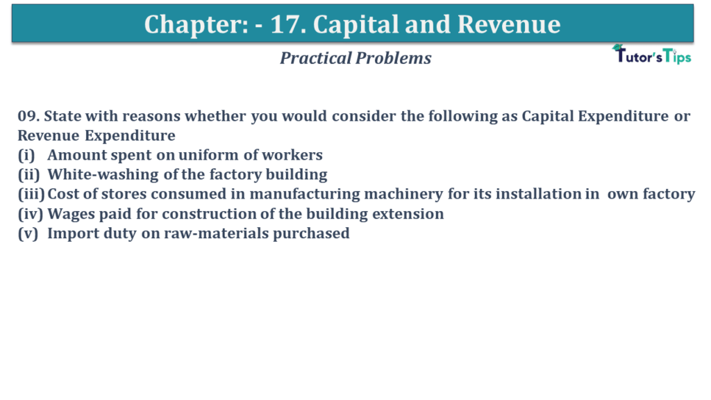 Question No 09 Chapter No 17