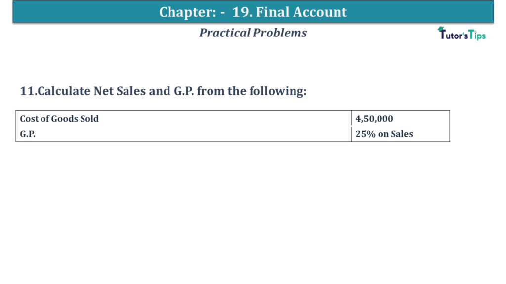 Question No 11 Chapter No 19