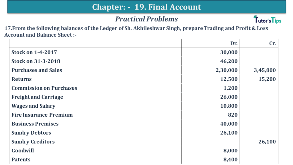 Question No 17 Chapter No 19